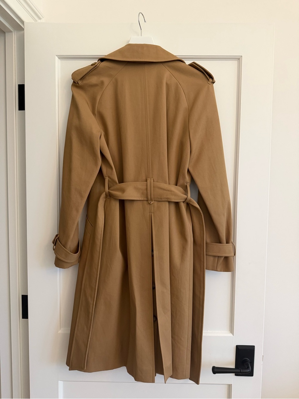 Sezane Scott Trench Coat Camel. - Size 36 - Picture 3 of 9